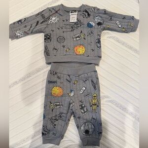 NWOT! Star Wars Gray Kids Matching Set